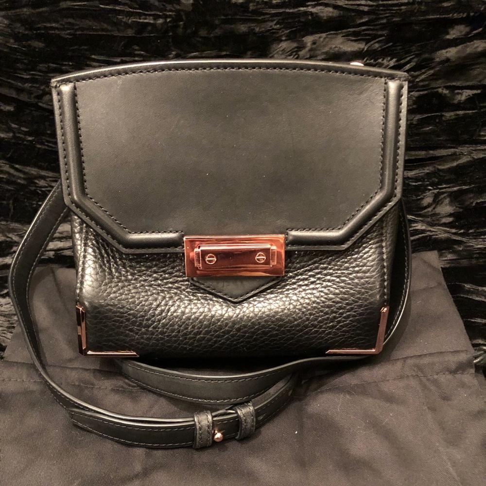 Alexander Wang Leather Bag with Rose Gold Accents